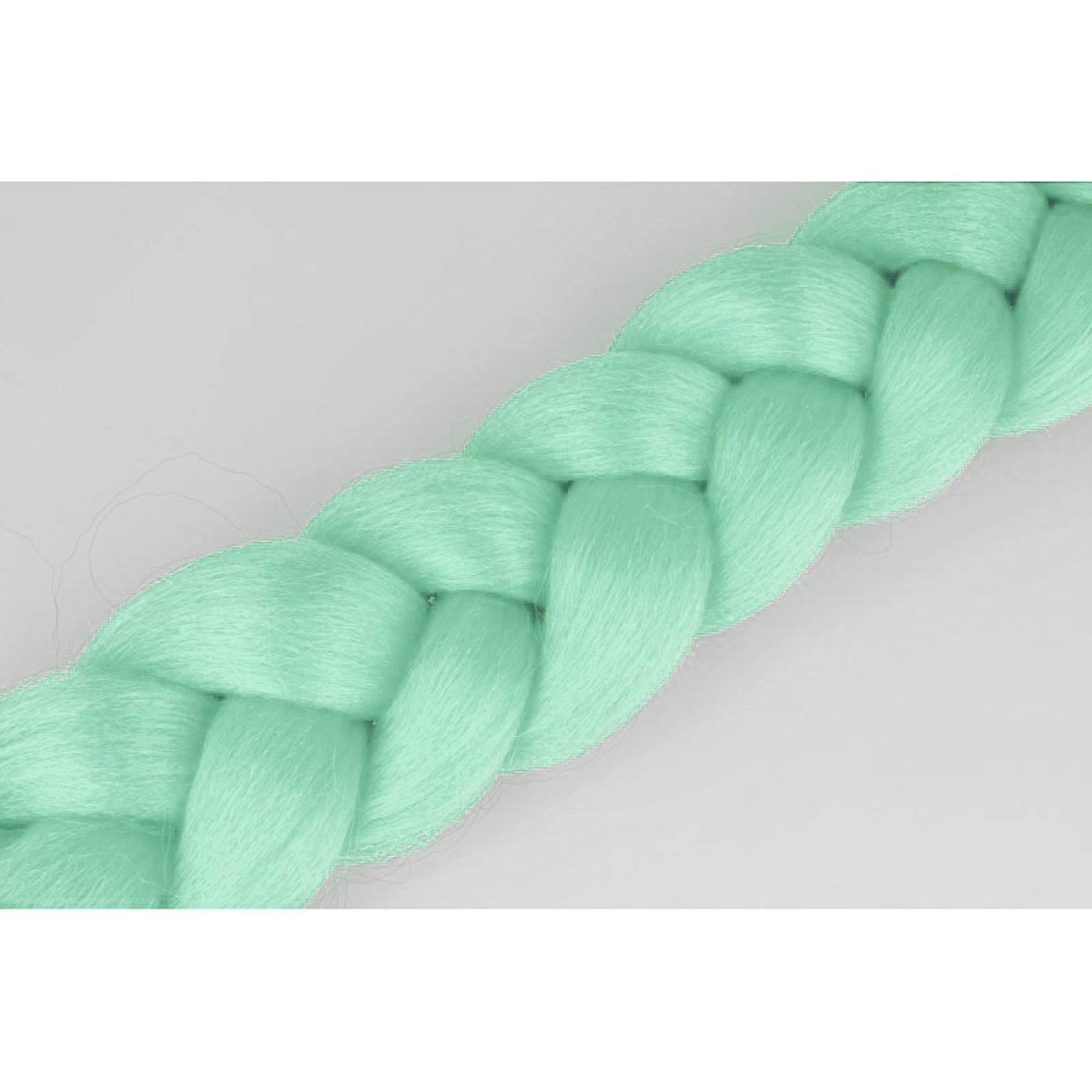 Włosy syntetyczne warkocz jednokolorowy