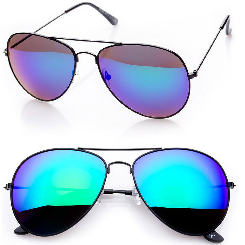 ALEXIS BL czarne okulary przeciwsłoneczne pilotki uv400 MORAMO