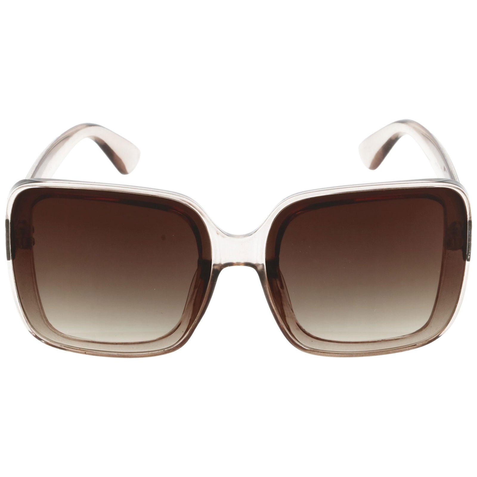 ALINE BR damskie brązowe okulary przeciwsłoneczne oversize MORAMO