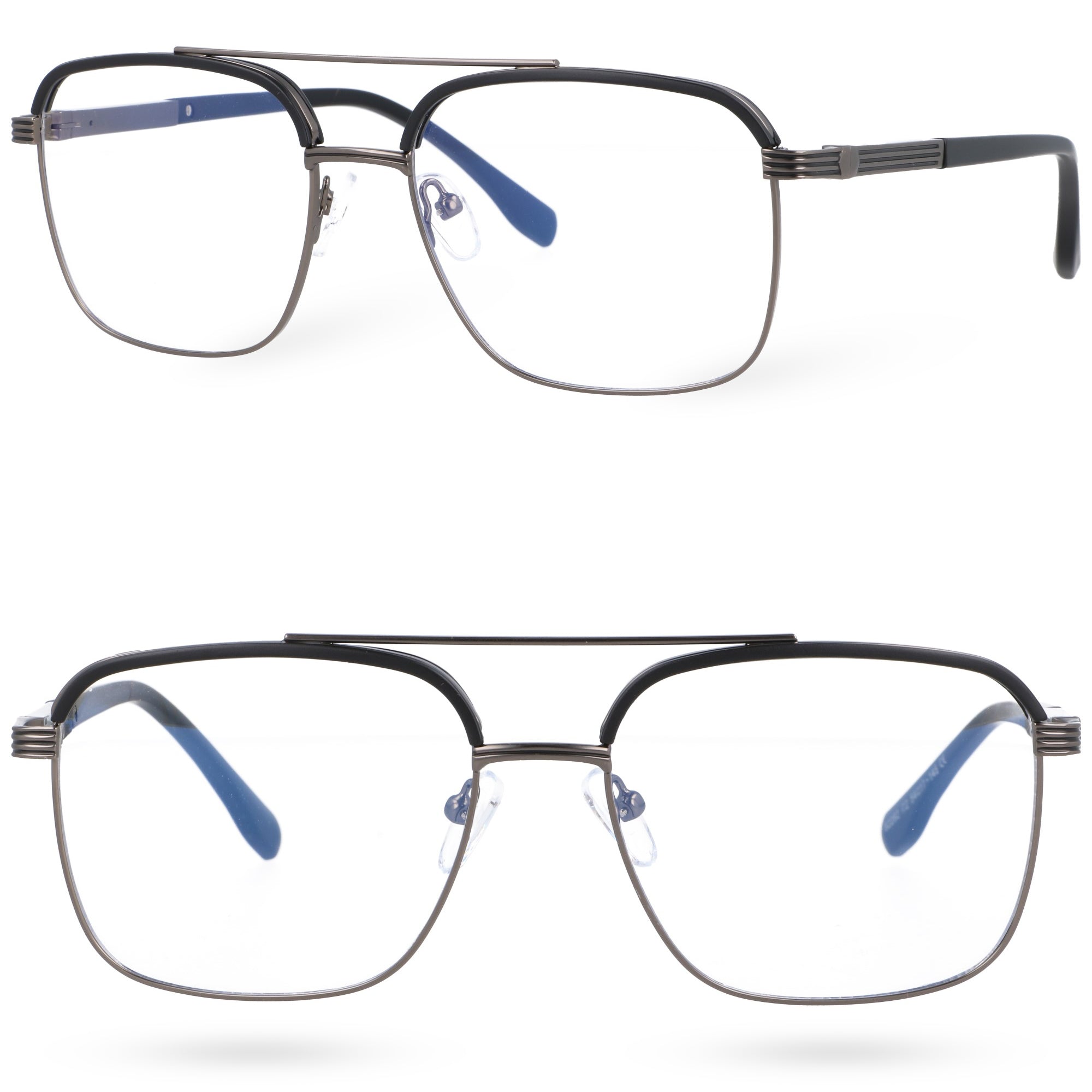 BLUELUX LINE czarne matowe okulary zerówki blue light MORAMO