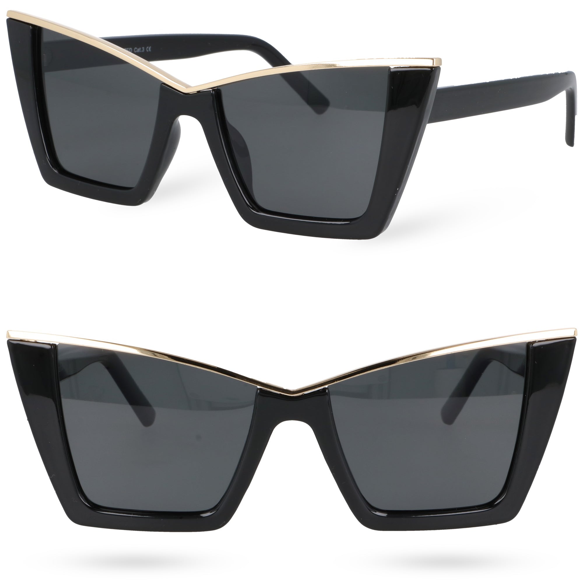 BOLD GLAMOUR okulary kocie oczy z polaryzacją MORAMO