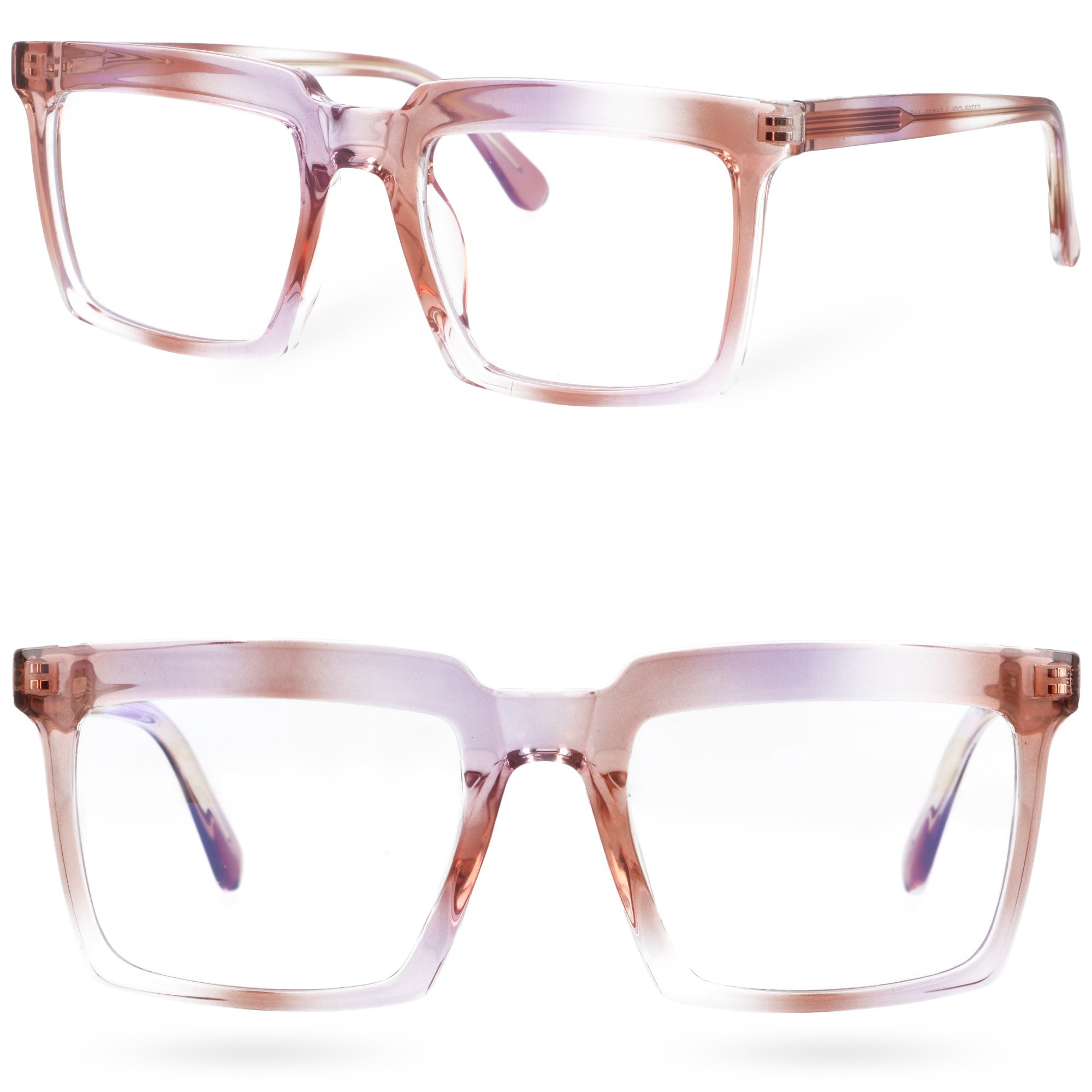BOLD VISION CORAL różowe damskie okulary zerówki MORAMO