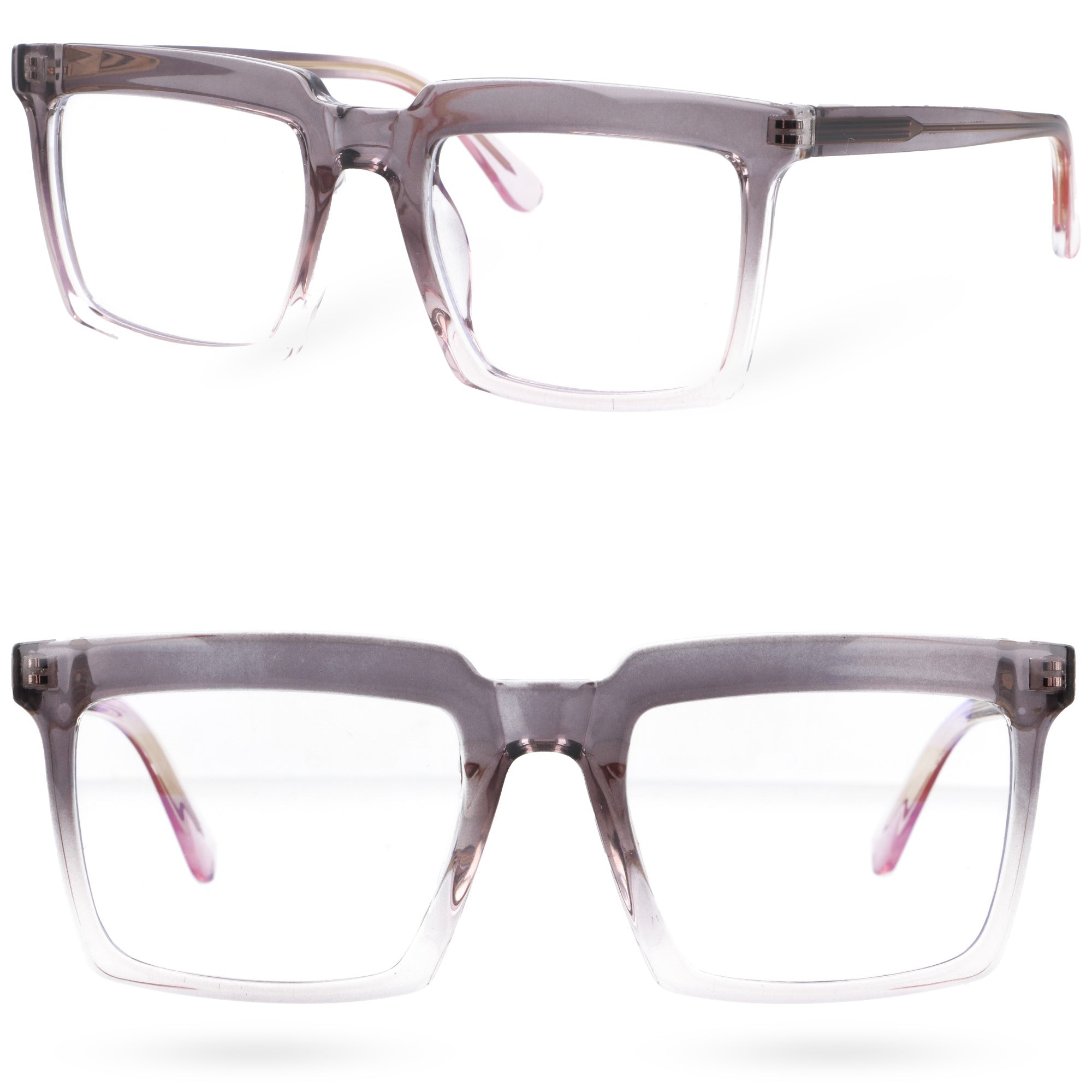 BOLD VISION różowe okulary zerówki damskie blue light MORAMO