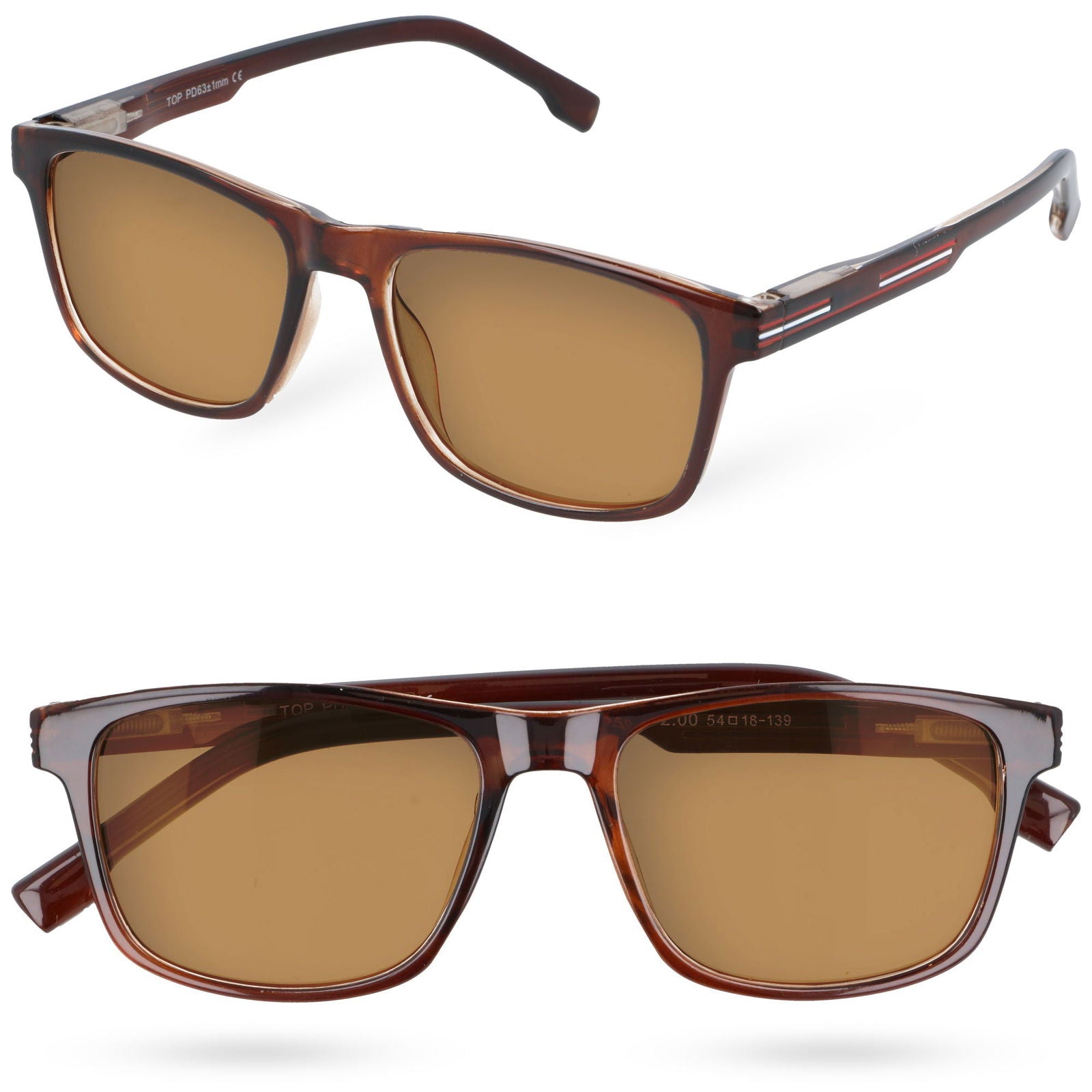 CHROMASHIFT okulary korekcyjne brązowe fotochromowe unisex MORAMO