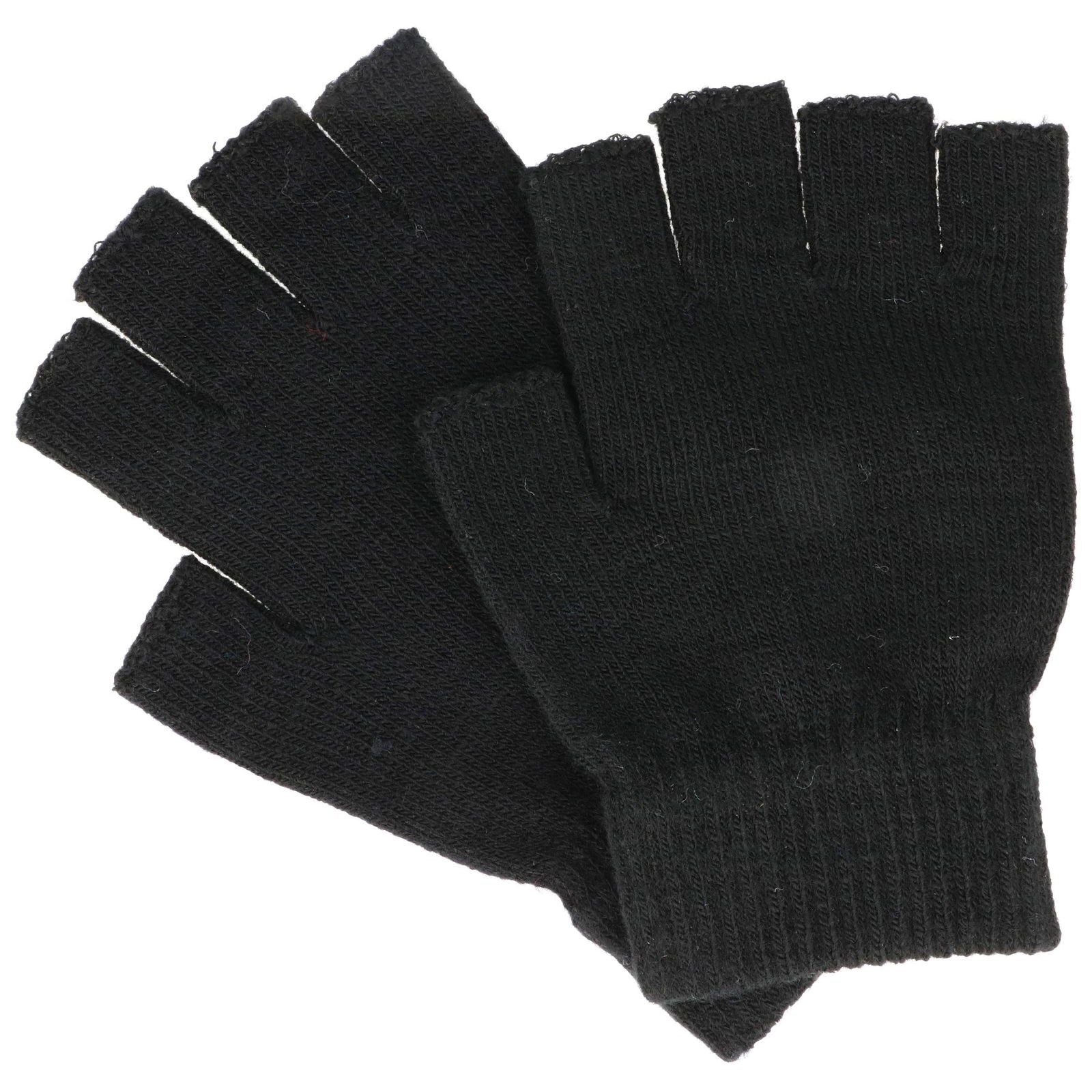 CLASSIC czarne poliestrowe rękawiczki mitenki unisex MORAMO