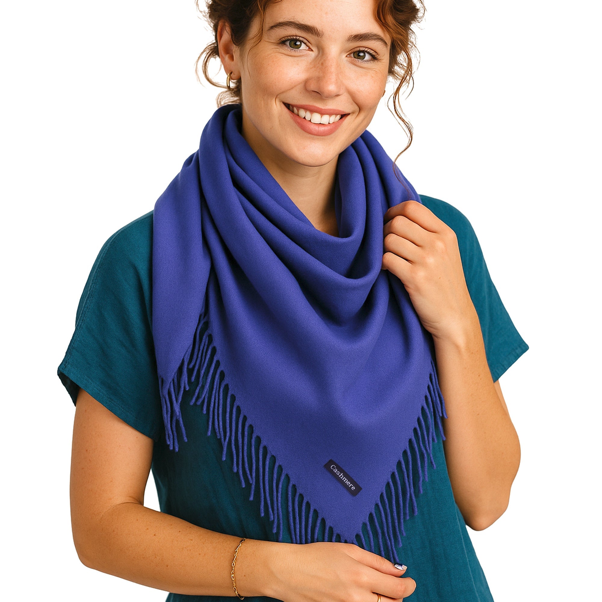 ELEGANT WARMTH chabrowa wiskozowa chusta damska MORAMO