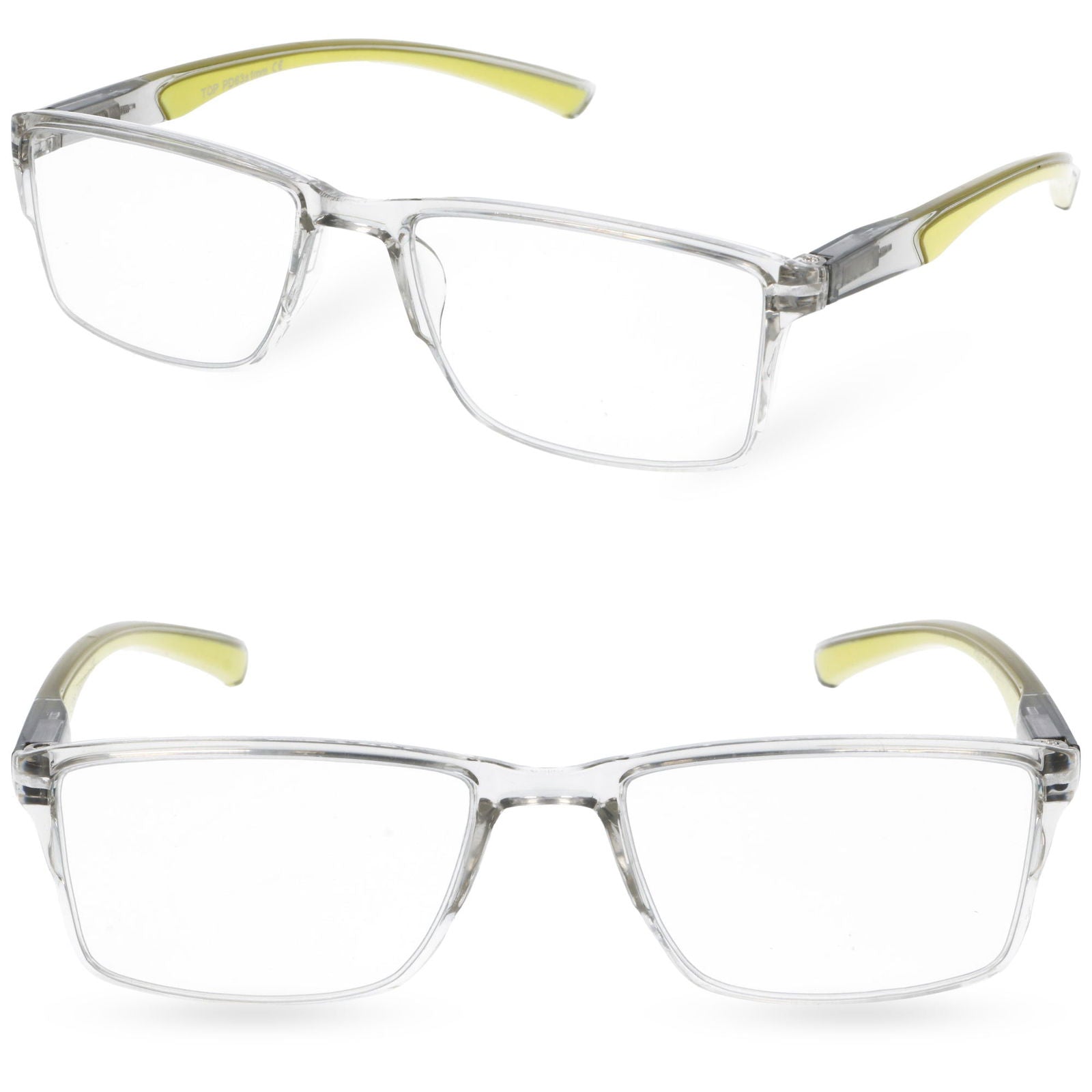FLEX 5001 okulary korekcyjne prostokątne bezbarwne unisex MORAMO