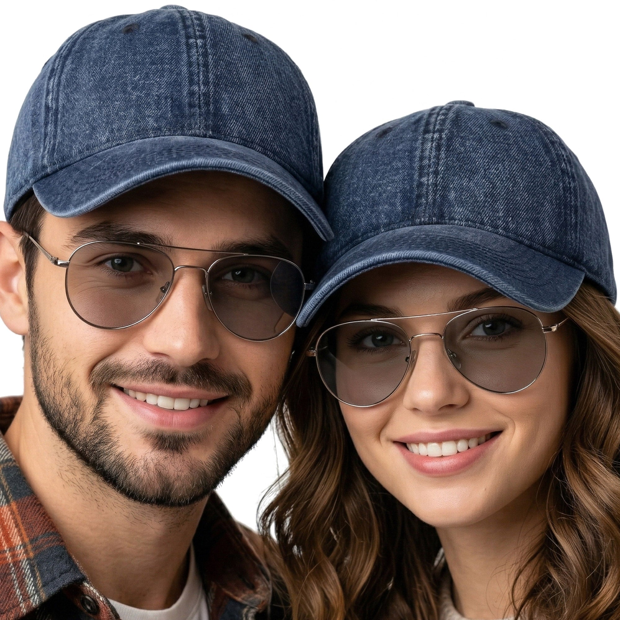 NAVY czapka jeansowa bejsbolówka bawełniana unisex MORAMO
