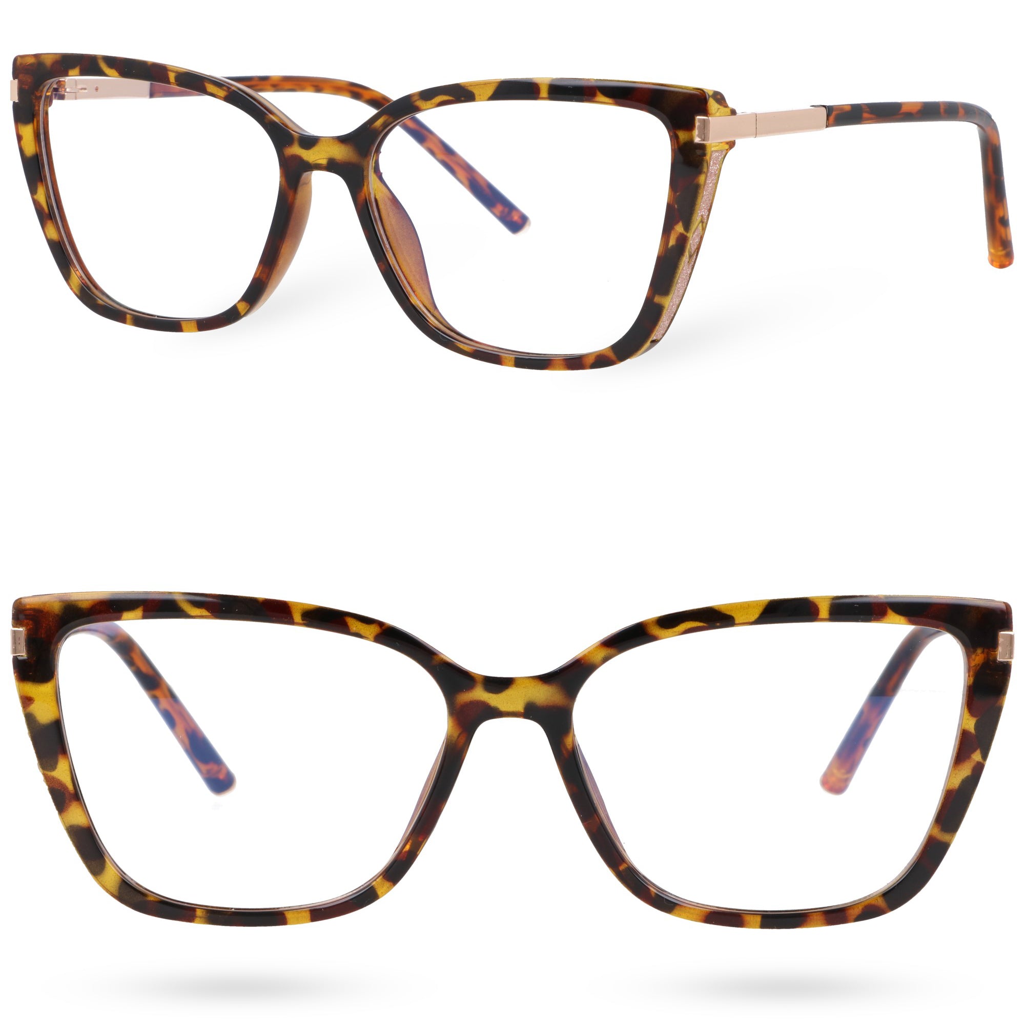 PANTER okulary damskie kocie oczy zerówki MORAMO