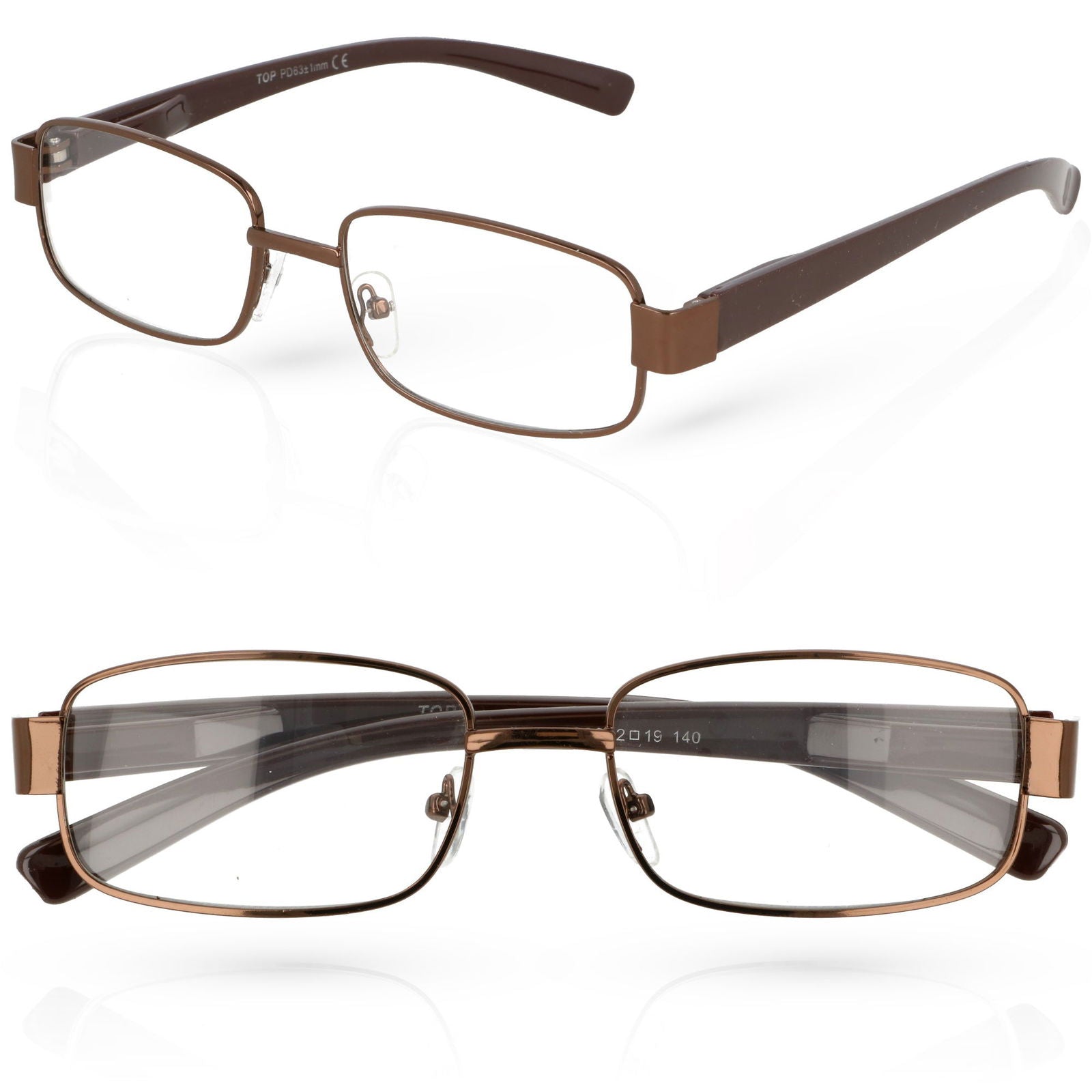 PLUSVIEW BR czarne okulary korekcyjne do czytania MORAMO