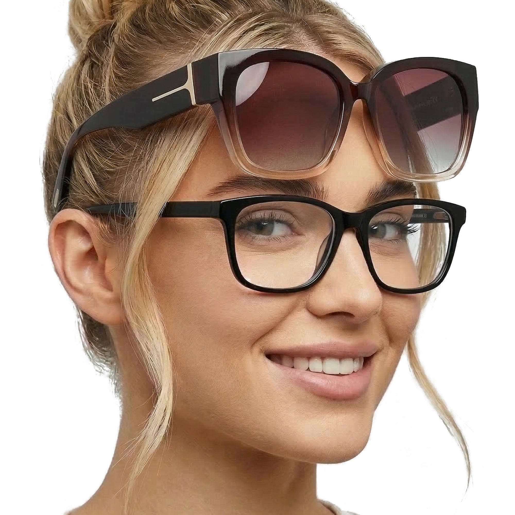 POLARCLIP damskie okulary nakładane polaryzacyjne oversize MORAMO