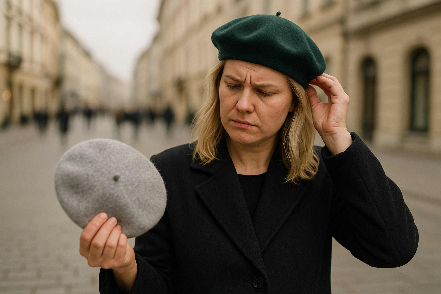 Dobór beretu do kształtu twarzy