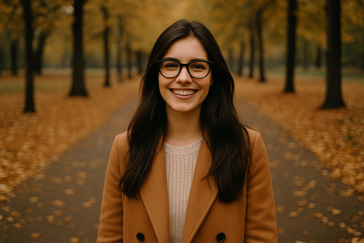 Okulary do ciemnych włosów