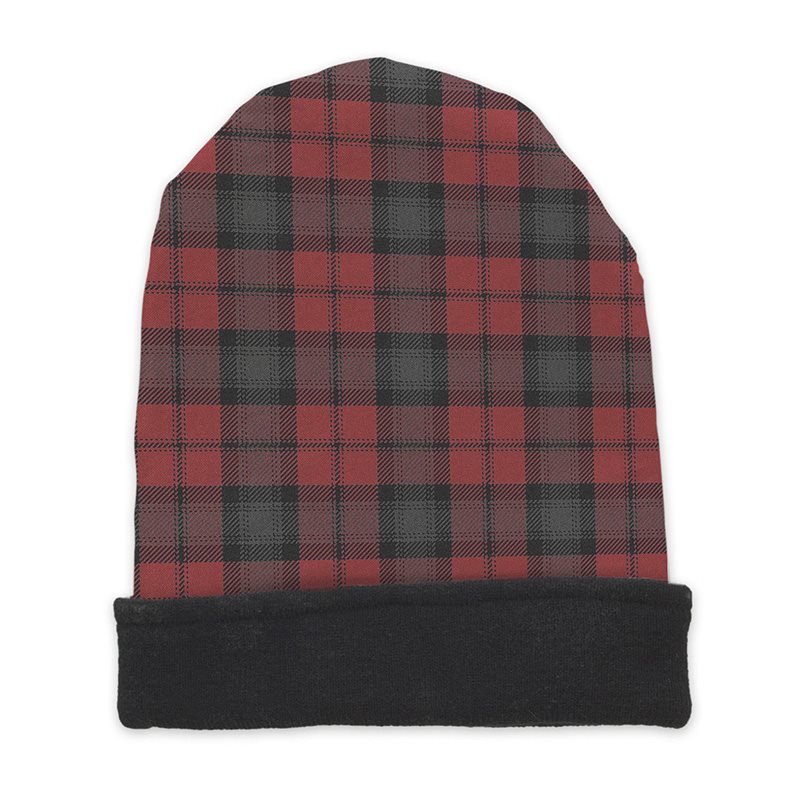 Czapka BEANIE FULLPRINT Tartan RED