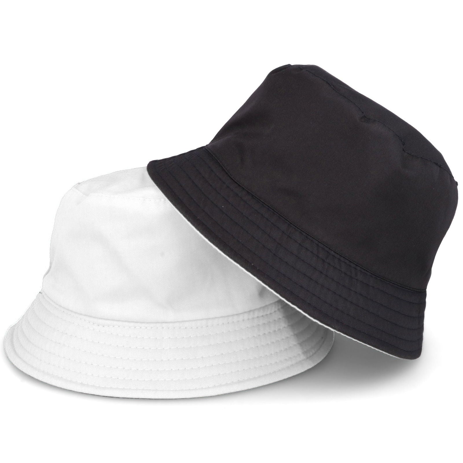 Kapelusz BUCKET HAT BLACK WHITE