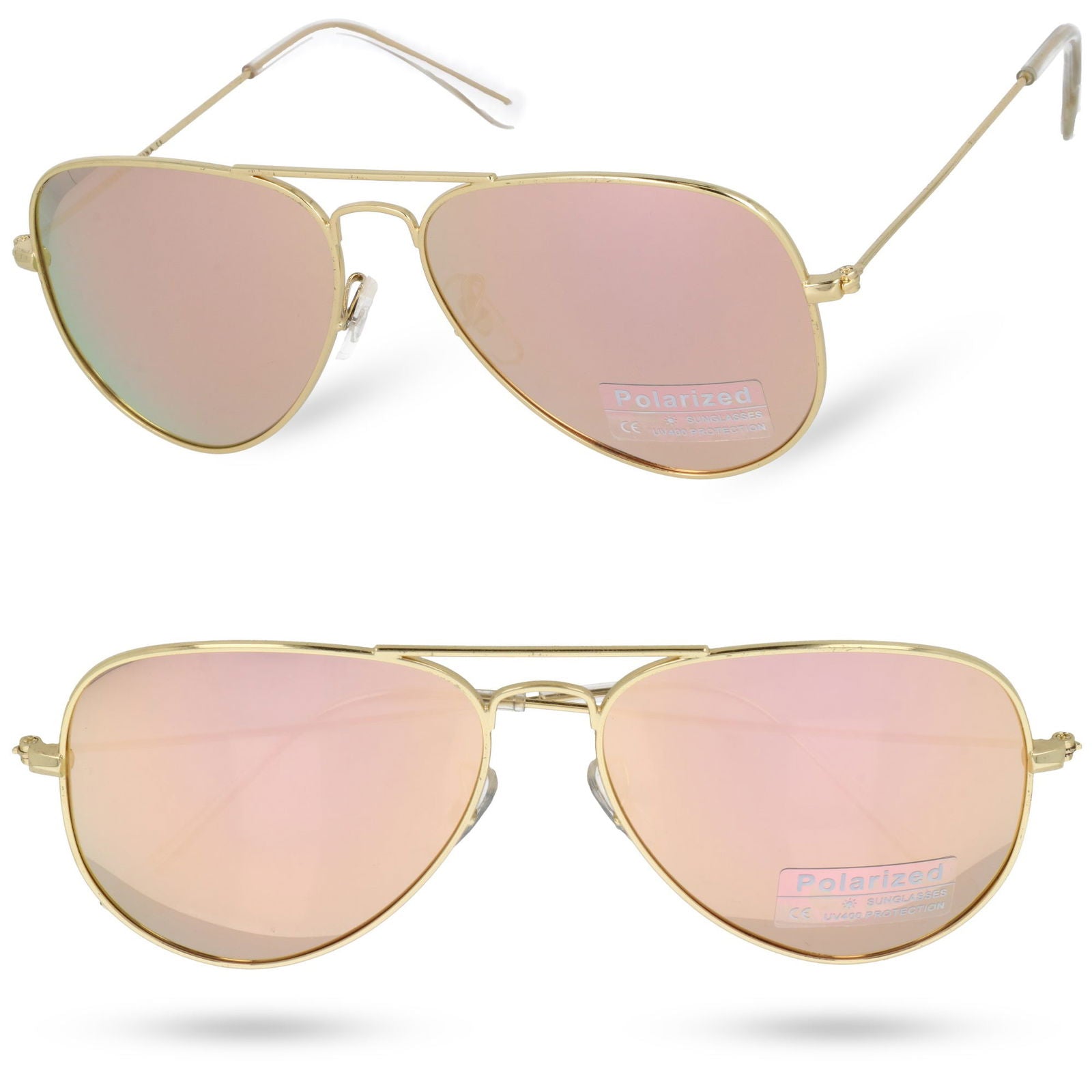 Okulary AVIATOR PINKY MIRROR