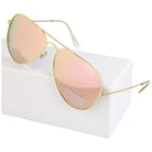 Okulary AVIATOR PINKY MIRROR