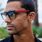 Okulary BLACK RED EDGE