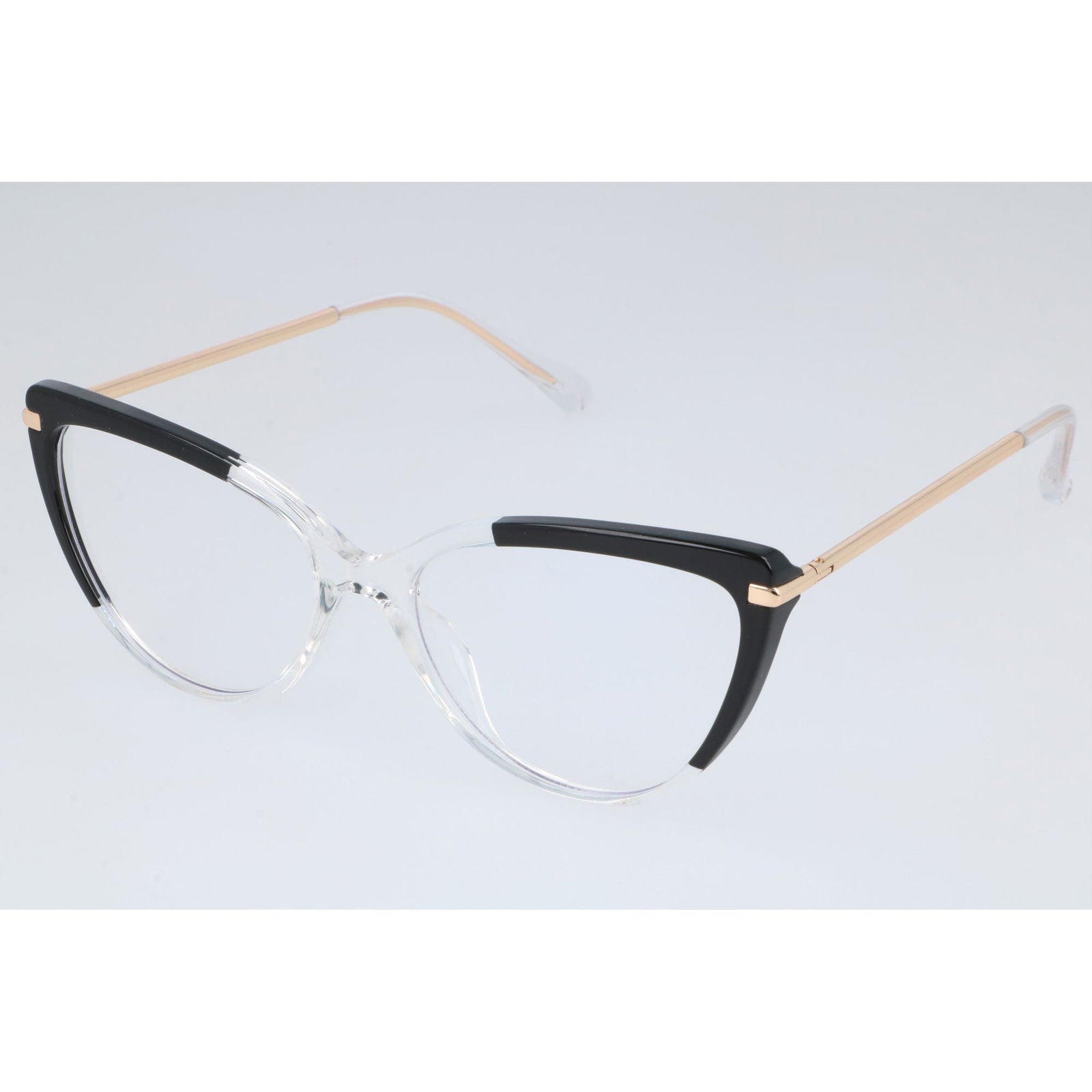 Okulary ERICA NEGRO TRANSPARENT