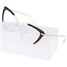 Okulary ERICA NEGRO TRANSPARENT