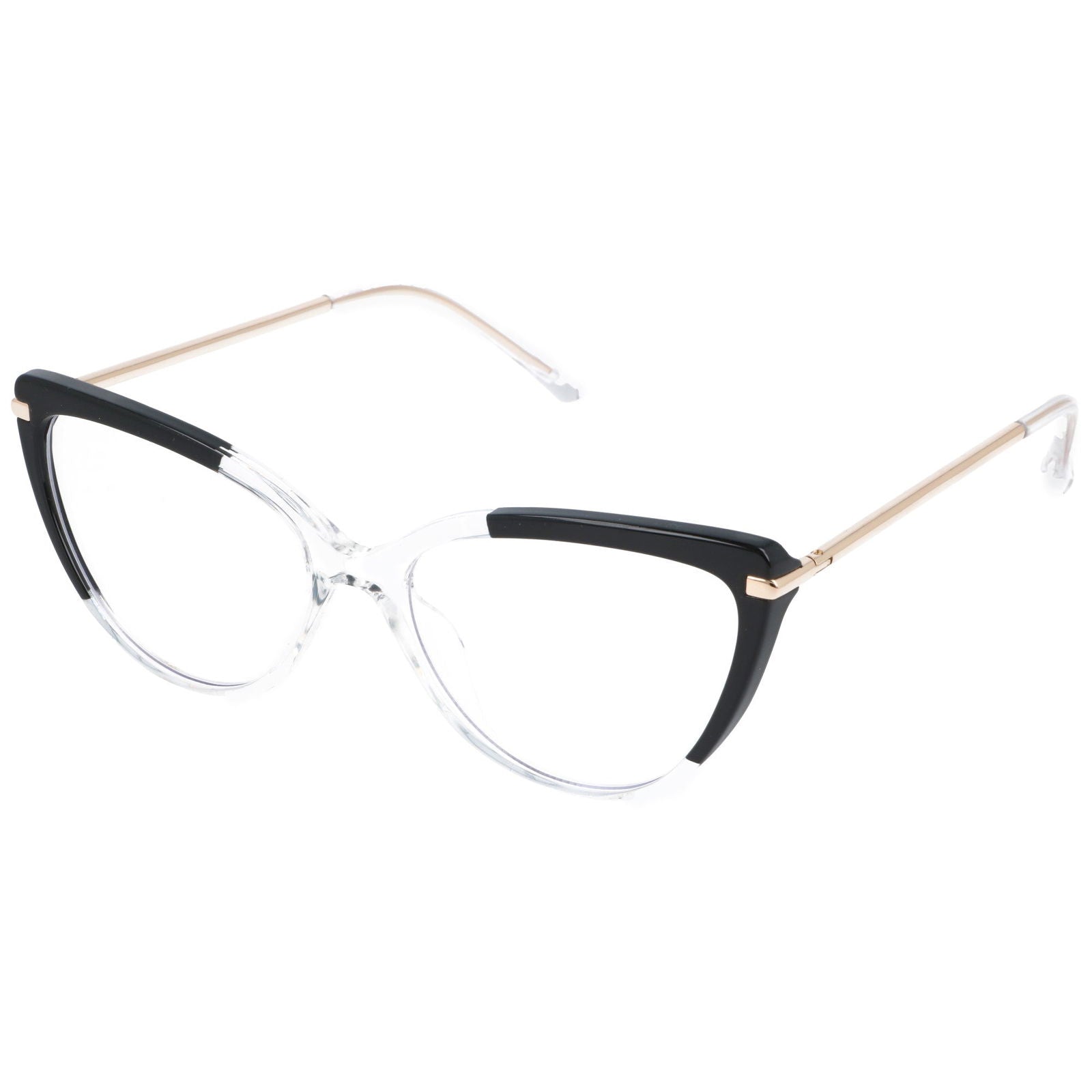 Okulary ERICA NEGRO TRANSPARENT