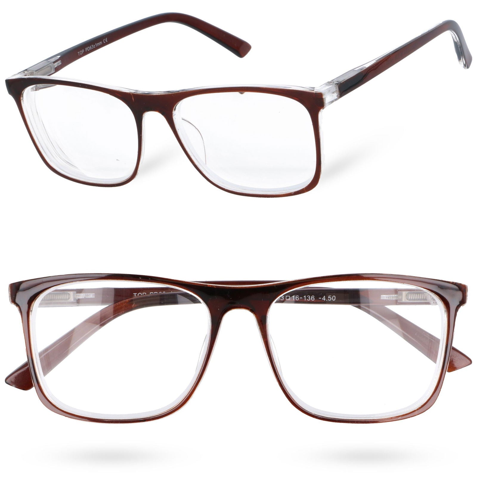 Okulary korekcyjne CLEARVISION MINUS BROWN