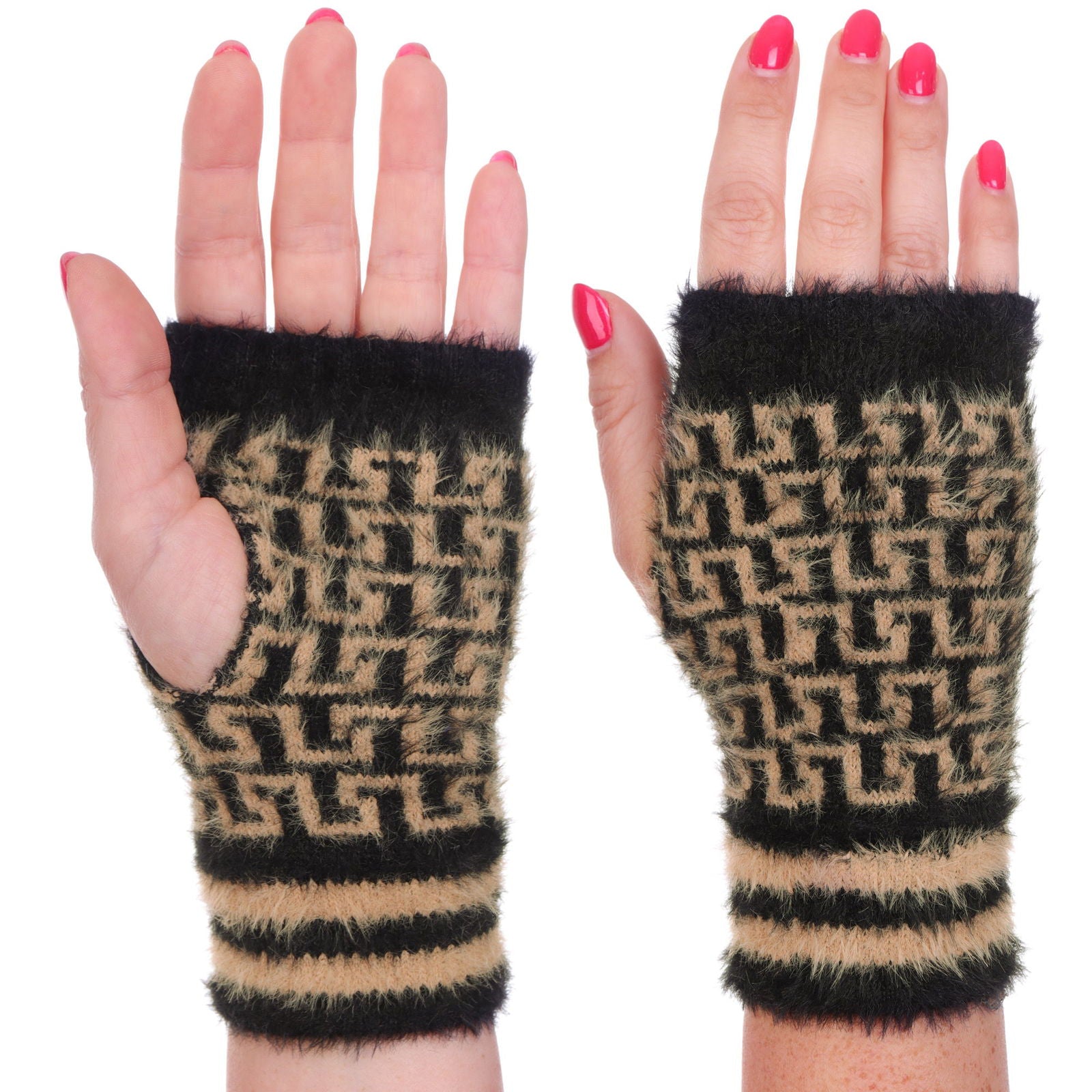 Rękawiczki ALPACA PATTERN MITTENS