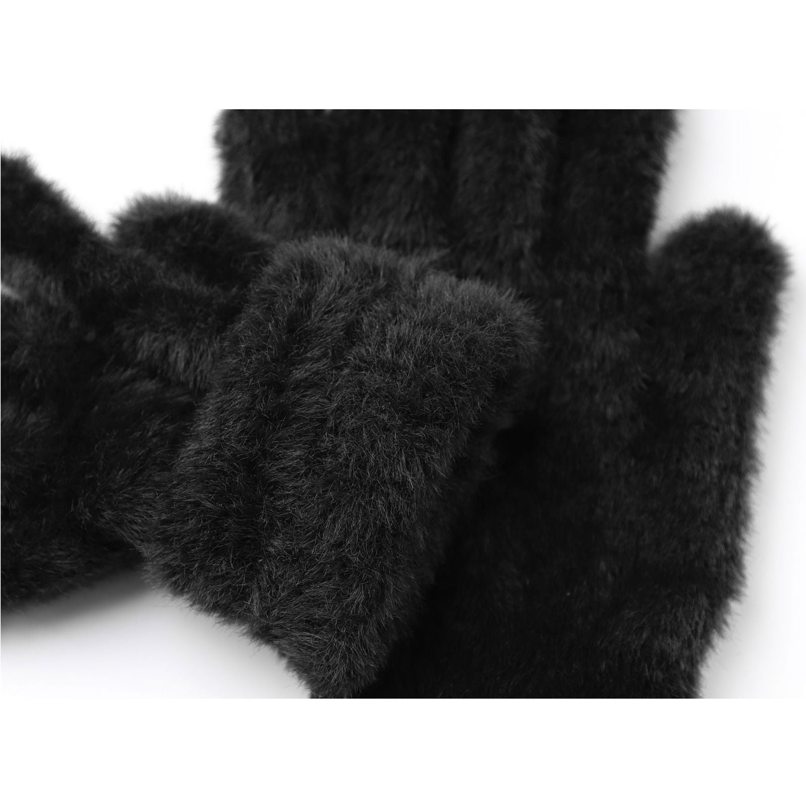 Rękawiczki PLUSH ALPACA BLACK