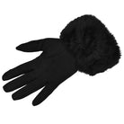 Rękawiczki WINTER FUR TOUCH BLACK