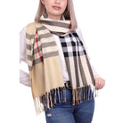 Szal BRITISH PLAID BEIGE