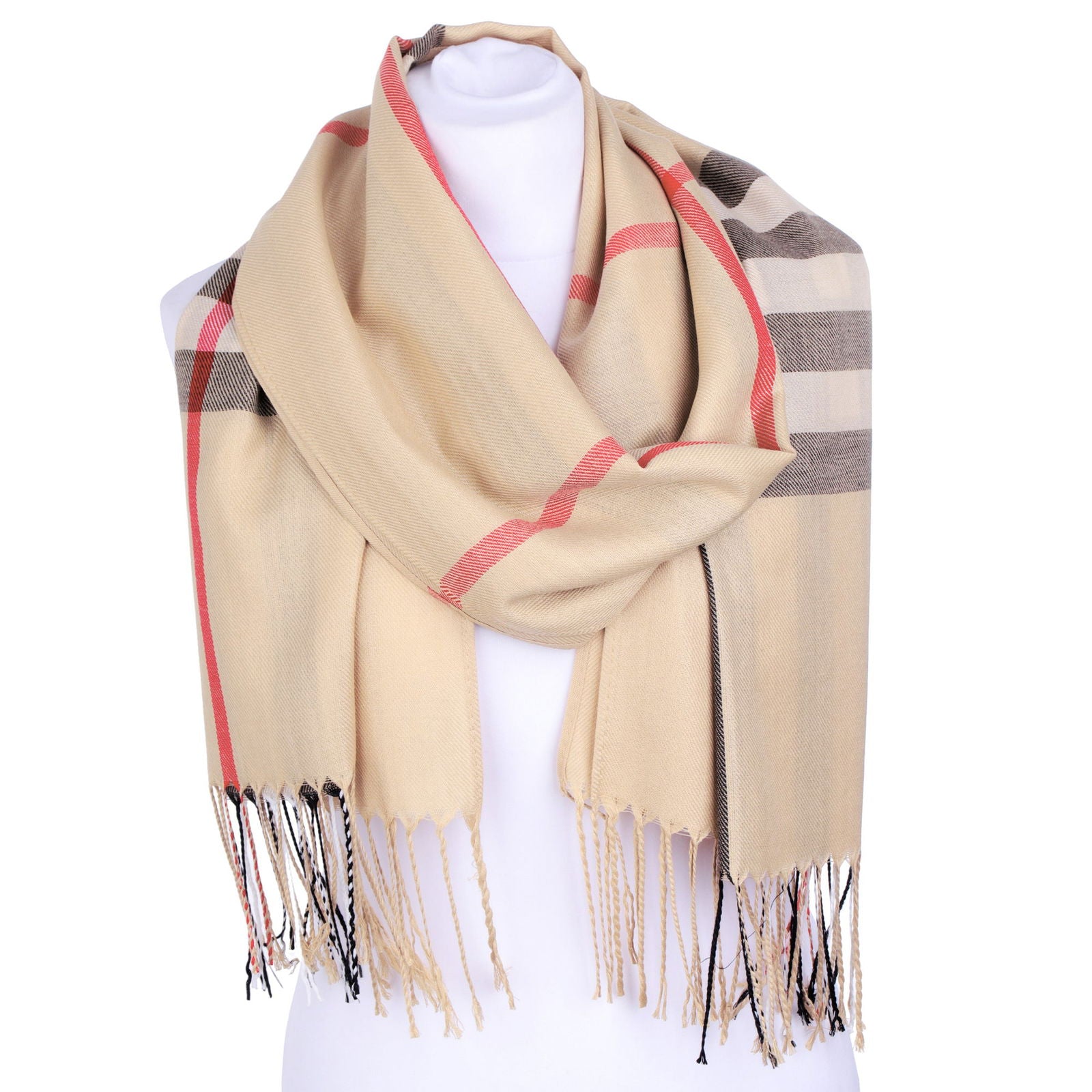 Szal BRITISH PLAID BEIGE