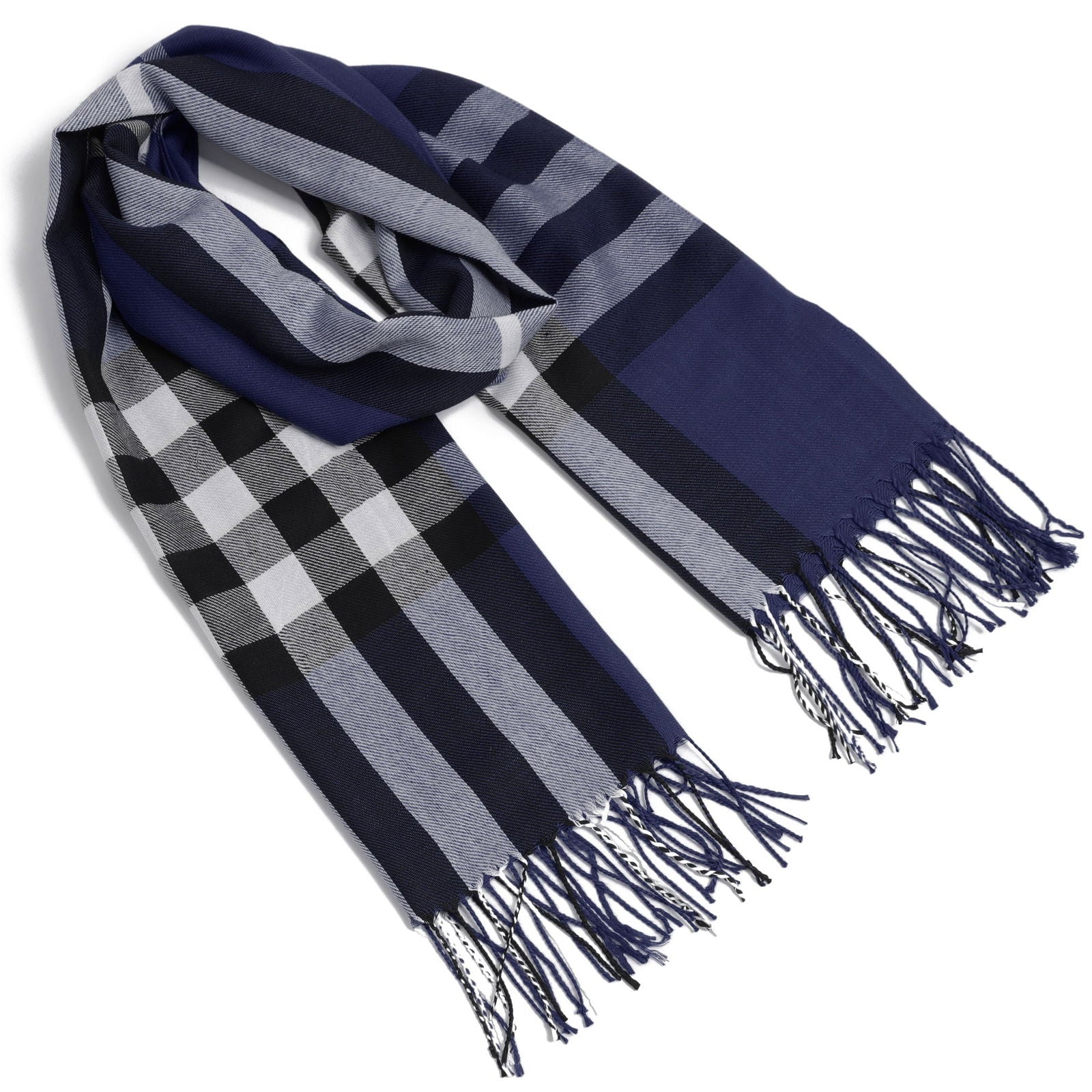 Szal BRITISH PLAID NAVY