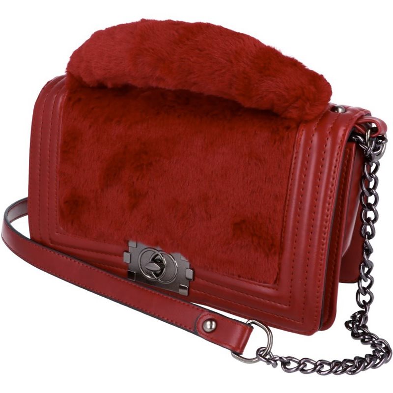 Torebka LUXURY FURRY CHANEL RED