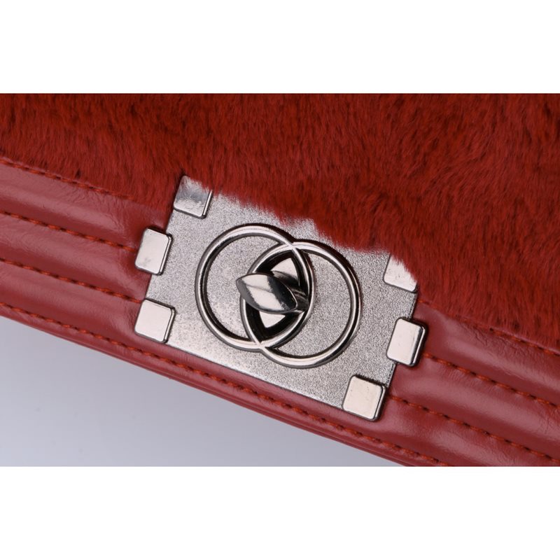 Torebka LUXURY FURRY CHANEL RED