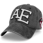 AE BLACK czarna czapka z daszkiem unisex MORAMO