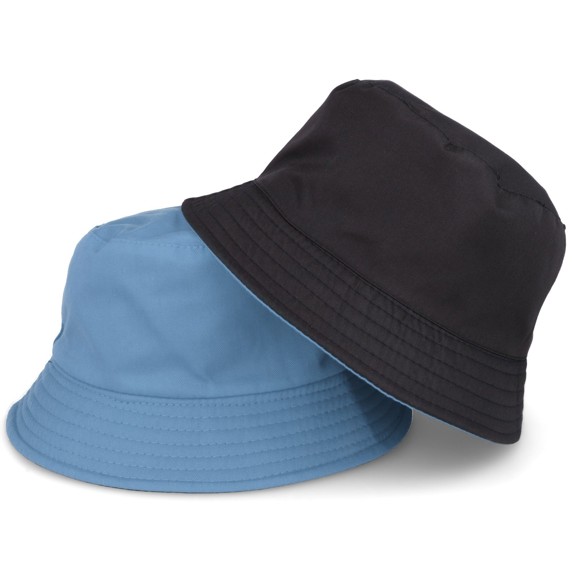 AQUA niebieski dwustronny kapelusz bucket hat uniseks MORAMO