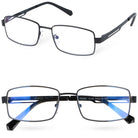 BLUE VISION BLACK czarne okulary korekcyjne do czytania MORAMO
