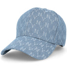 CAP L-BLUE bawełniana niebieska czapka z daszkiem MORAMO
