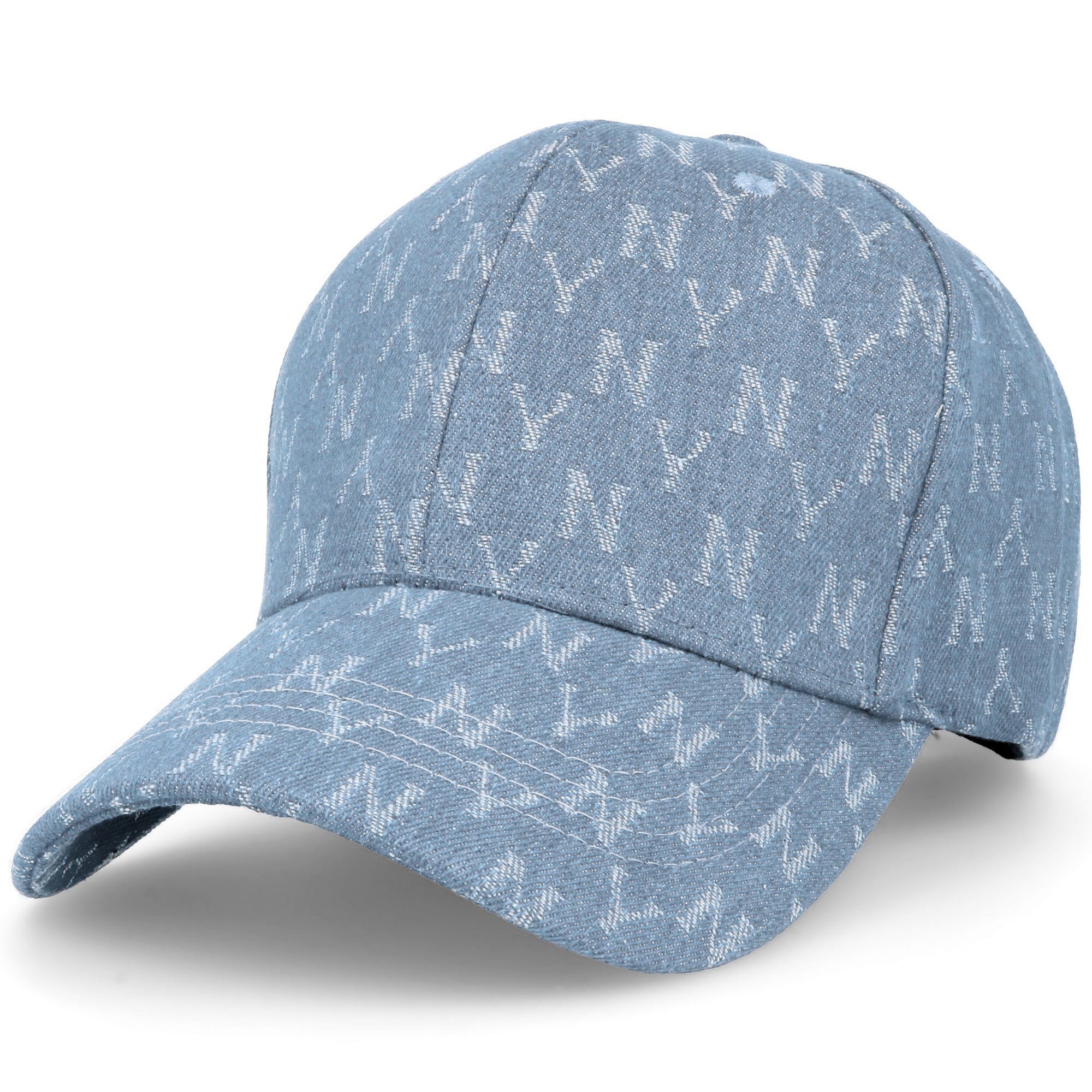 CAP L-BLUE bawełniana niebieska czapka z daszkiem MORAMO