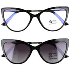 CATS VIEW okulary damskie polaryzacyjne clip on zerówki MORAMO