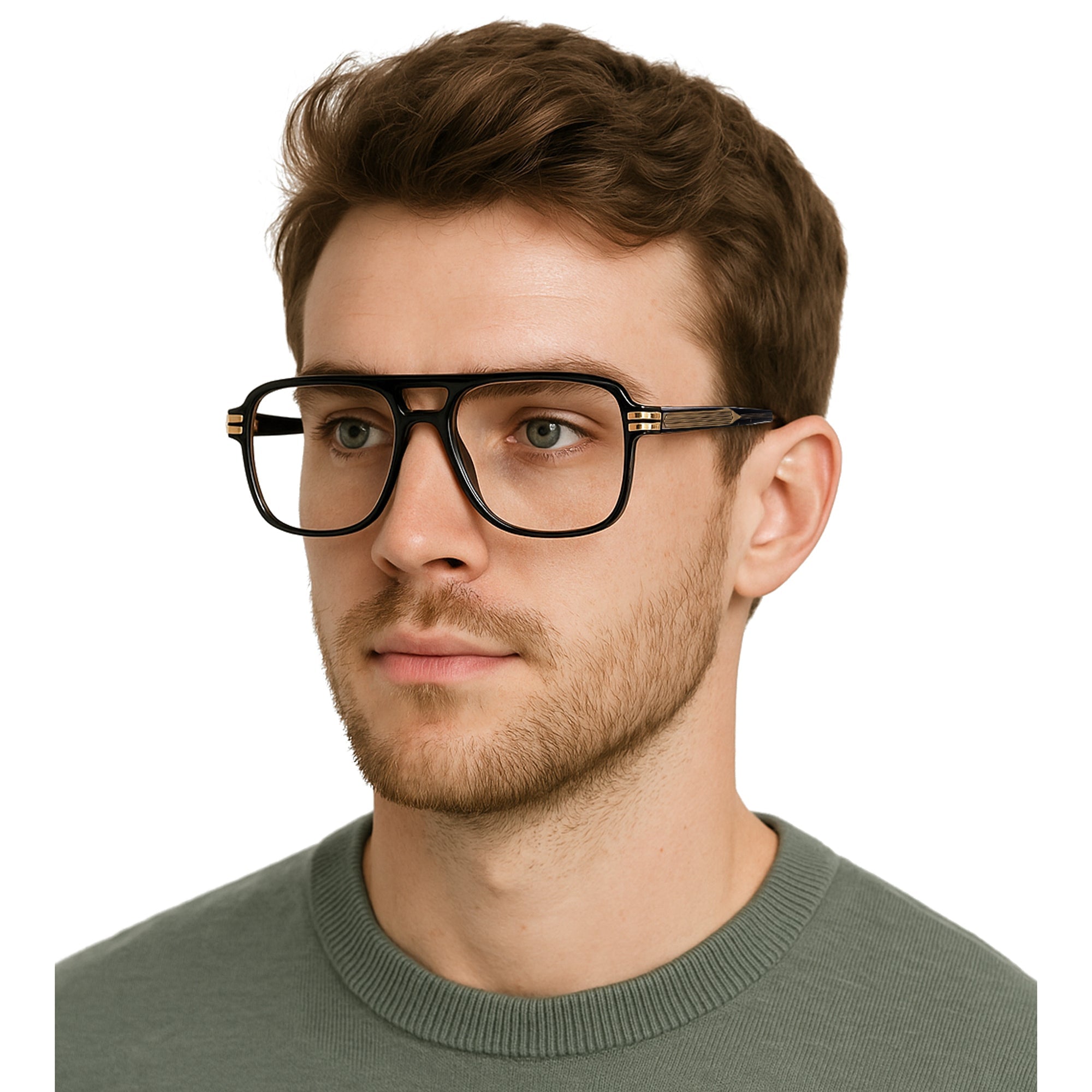 CHILLFRAME męskie czarne okulary zerówki blue light MORAMO
