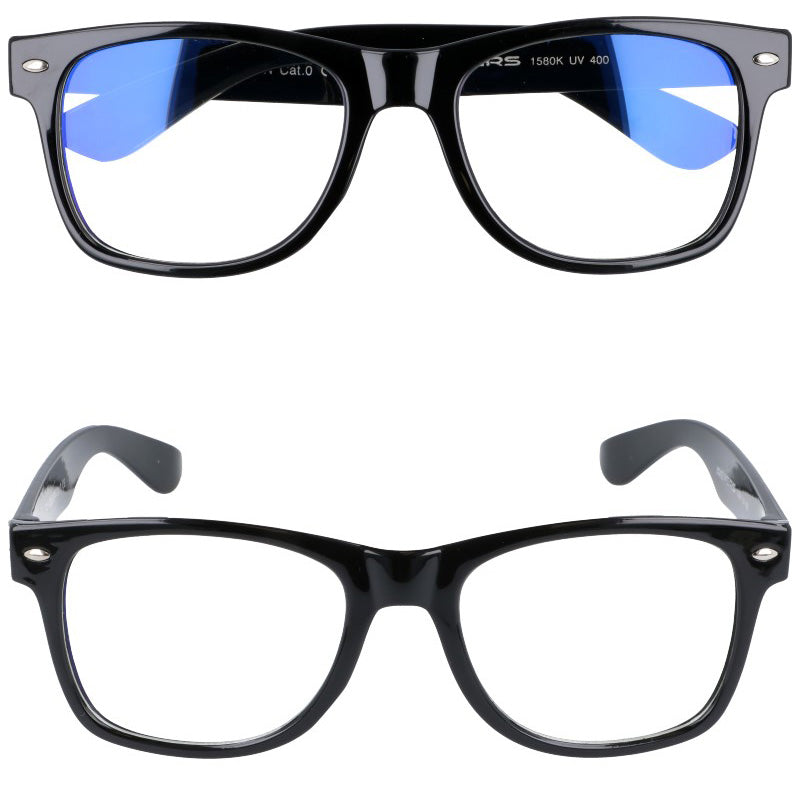CHIVRA czarne okulary zerówki do komputera MORAMO