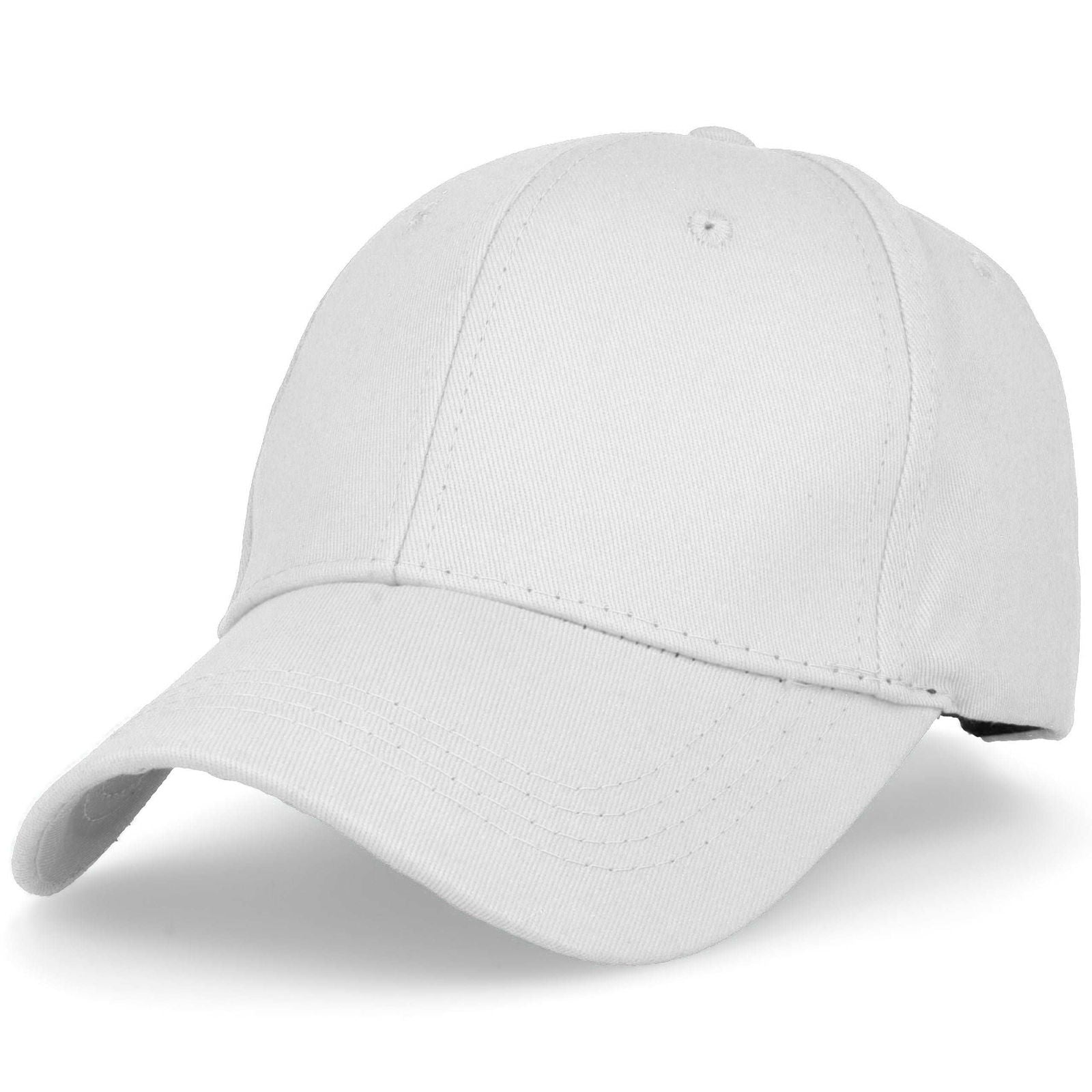 CLASSIC biała bawełniana czapka bejsbolówka unisex MORAMO