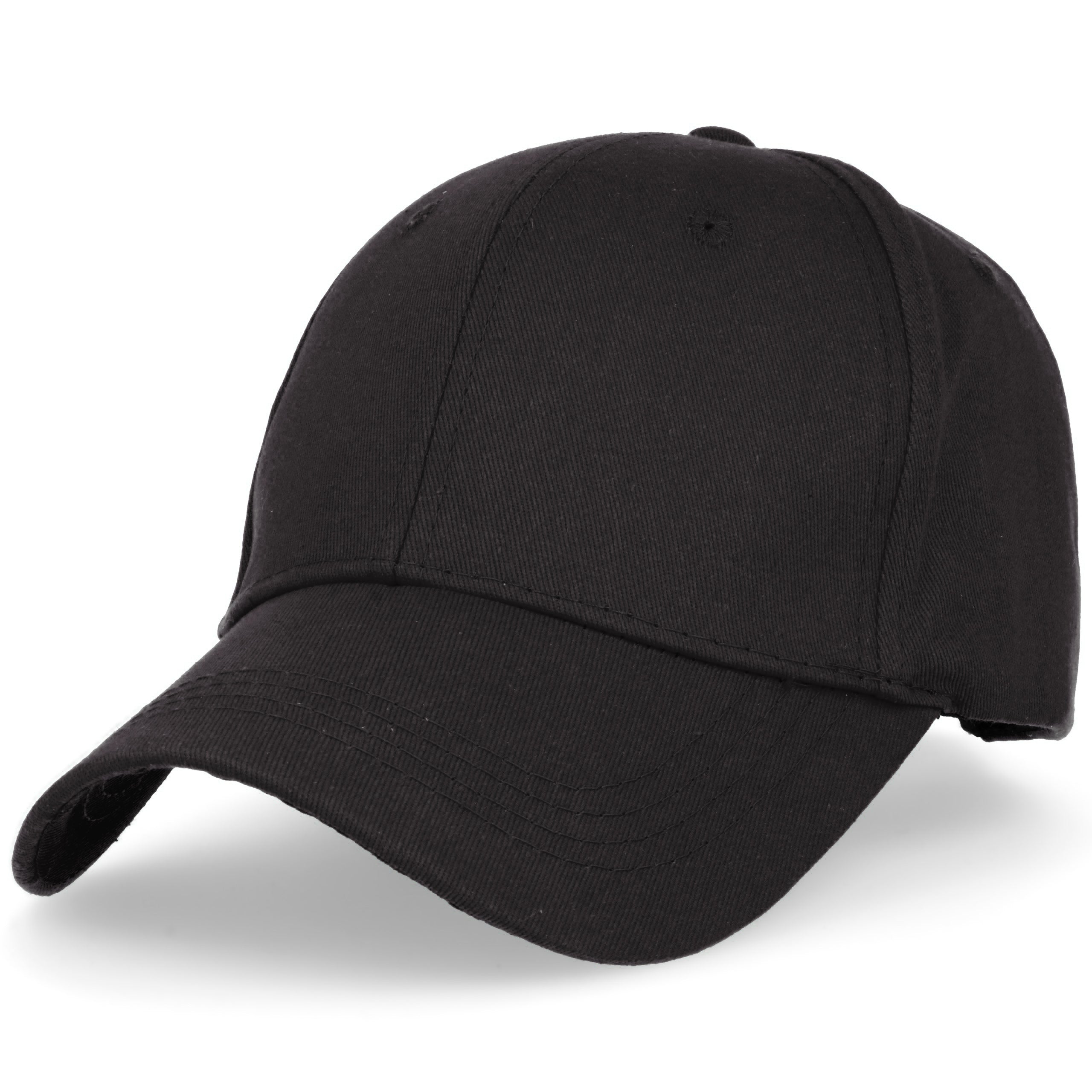 CLASSIC czarna bawełniana czapka z daszkiem unisex MORAMO