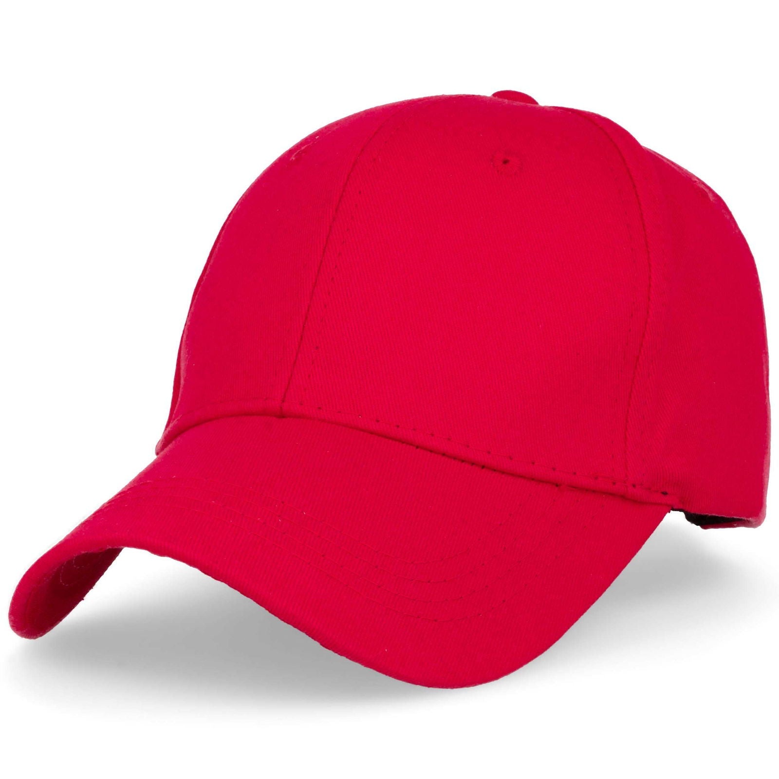 CLASSIC czerwona czapka bawełniana unisex regulowana MORAMO