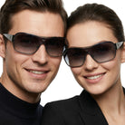 COLINE GM czarne okulary przeciwsłoneczne pilotki unisex MORAMO