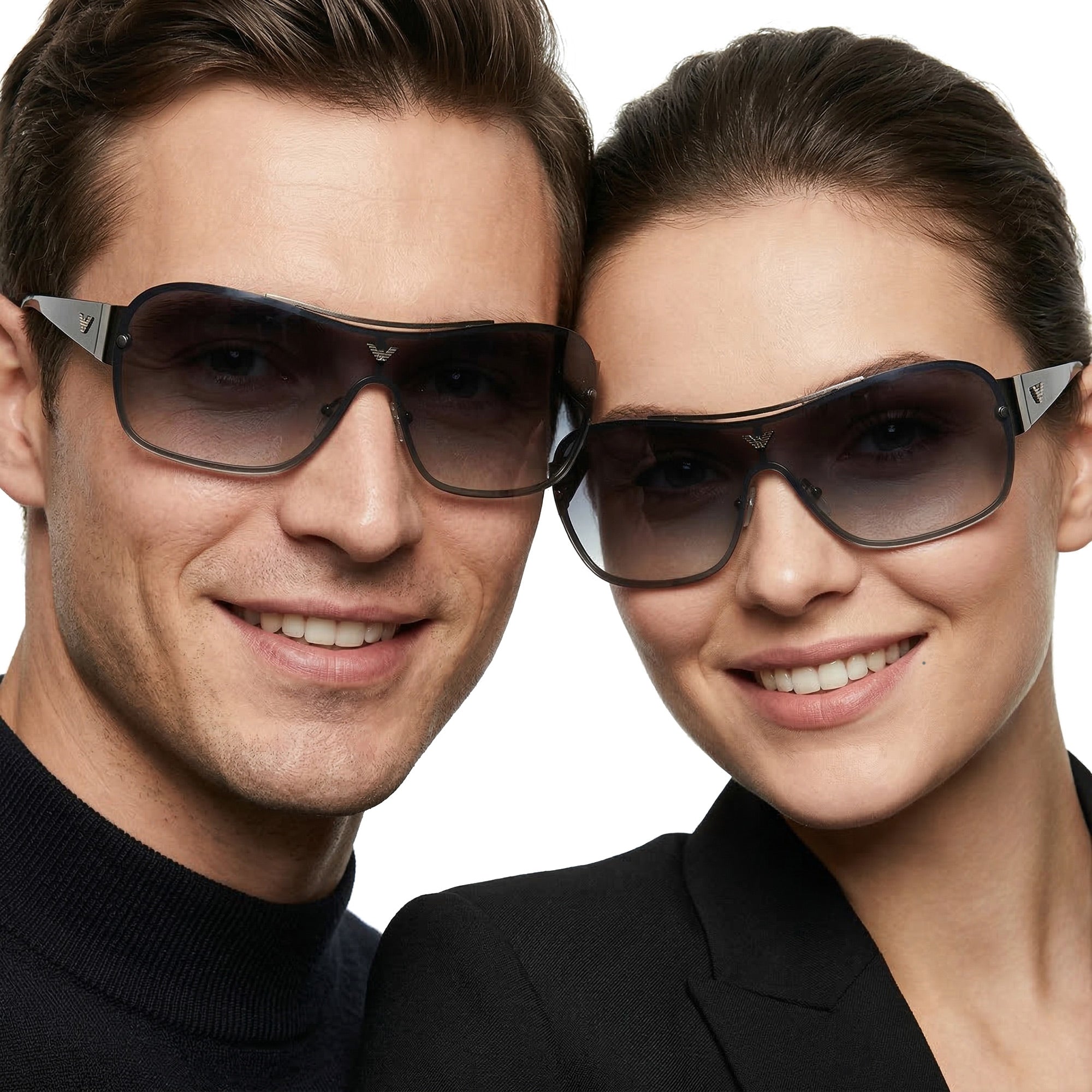 COLINE GM czarne okulary przeciwsłoneczne pilotki unisex MORAMO