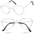 HEART GLASSES damskie okulary zerówki w kształcie serca MORAMO