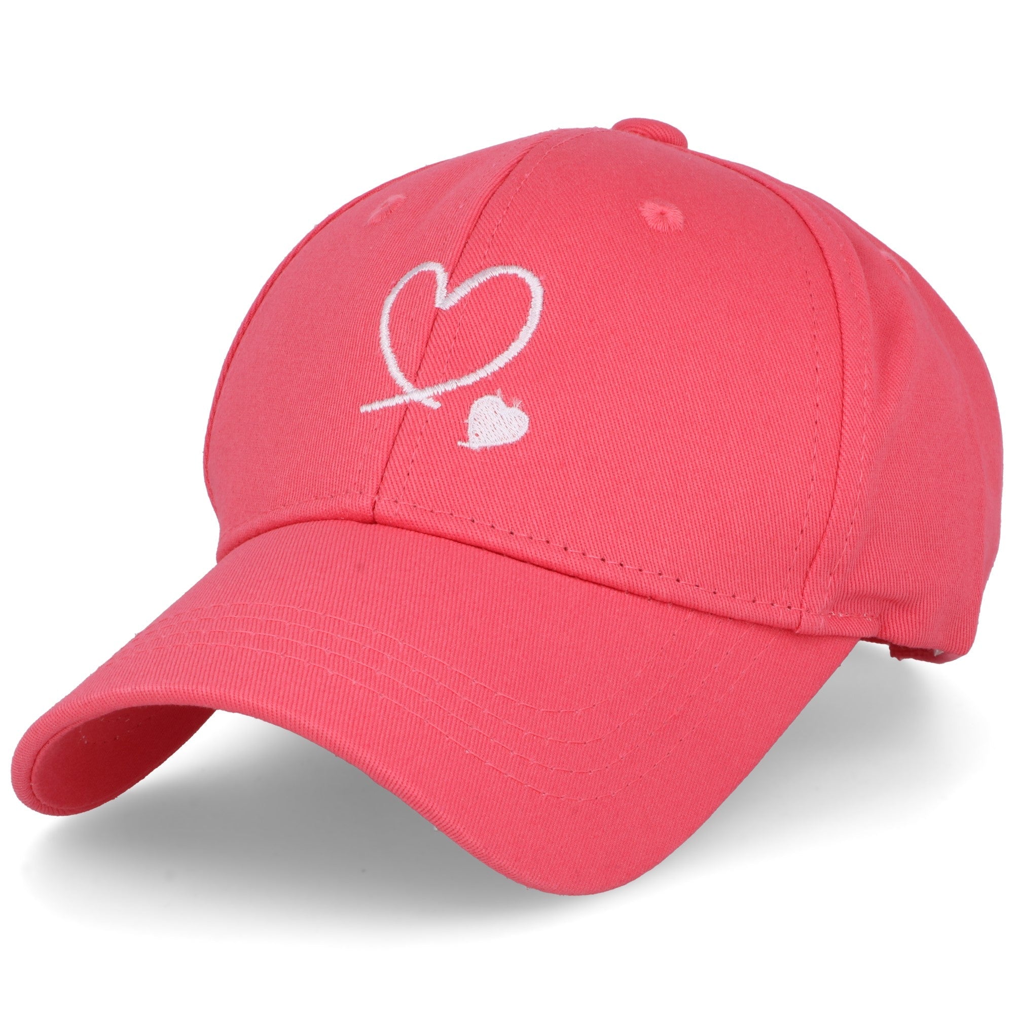 HEART KIDS czerwona czapka z daszkiem dla dzieci MORAMO