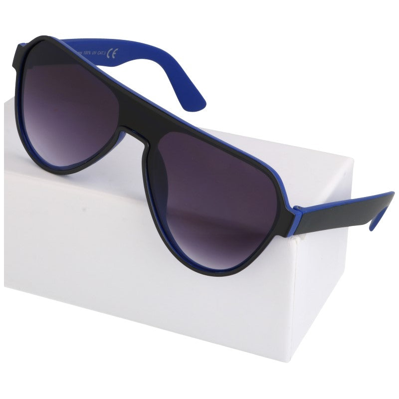 JOZE BLUE niebieskie okulary przeciwsłoneczne pilotki MORAMO